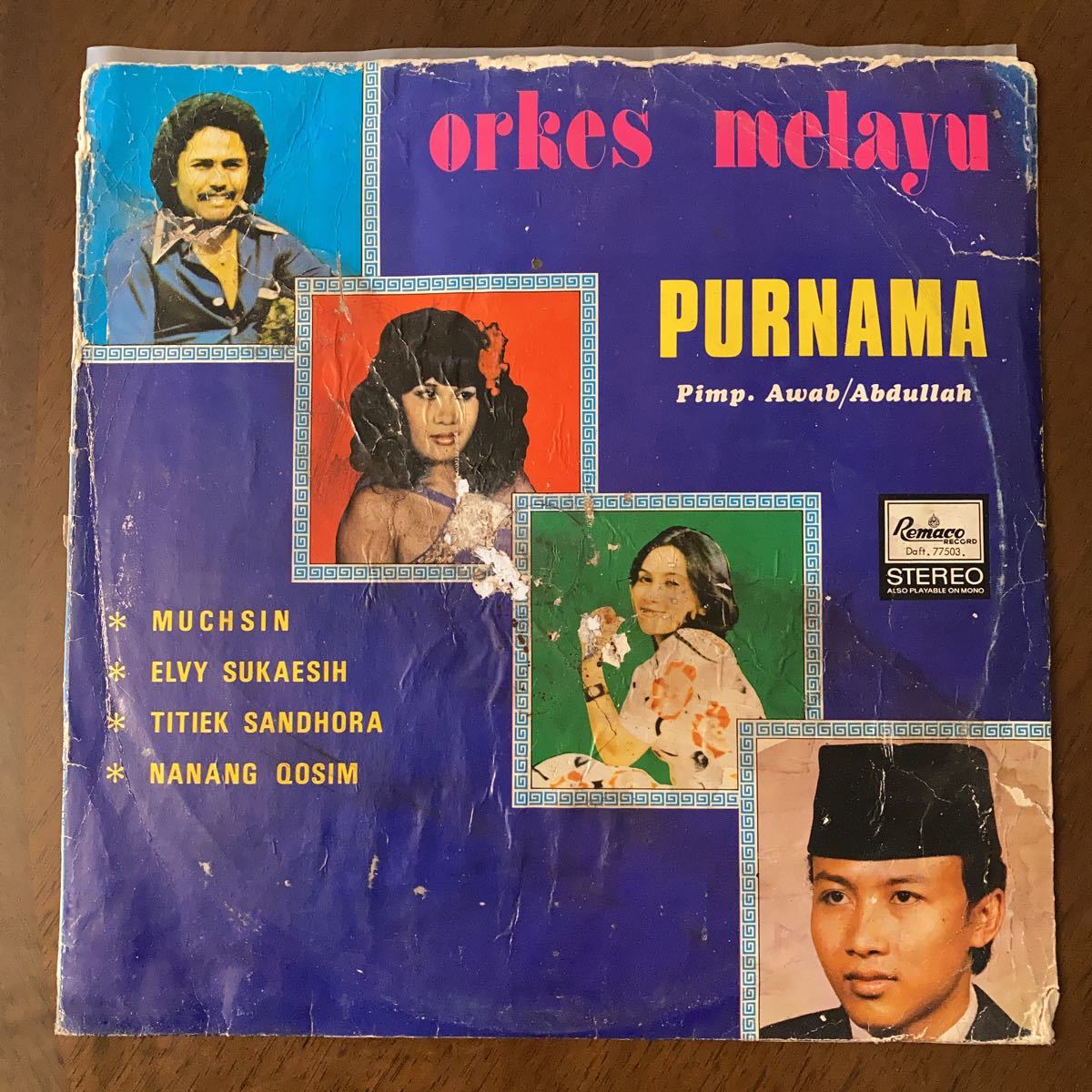 V.A. (MUCHSIN, ELEVY SUKAESIH) / ORKES MELAYU PURNAMA LP_画像1