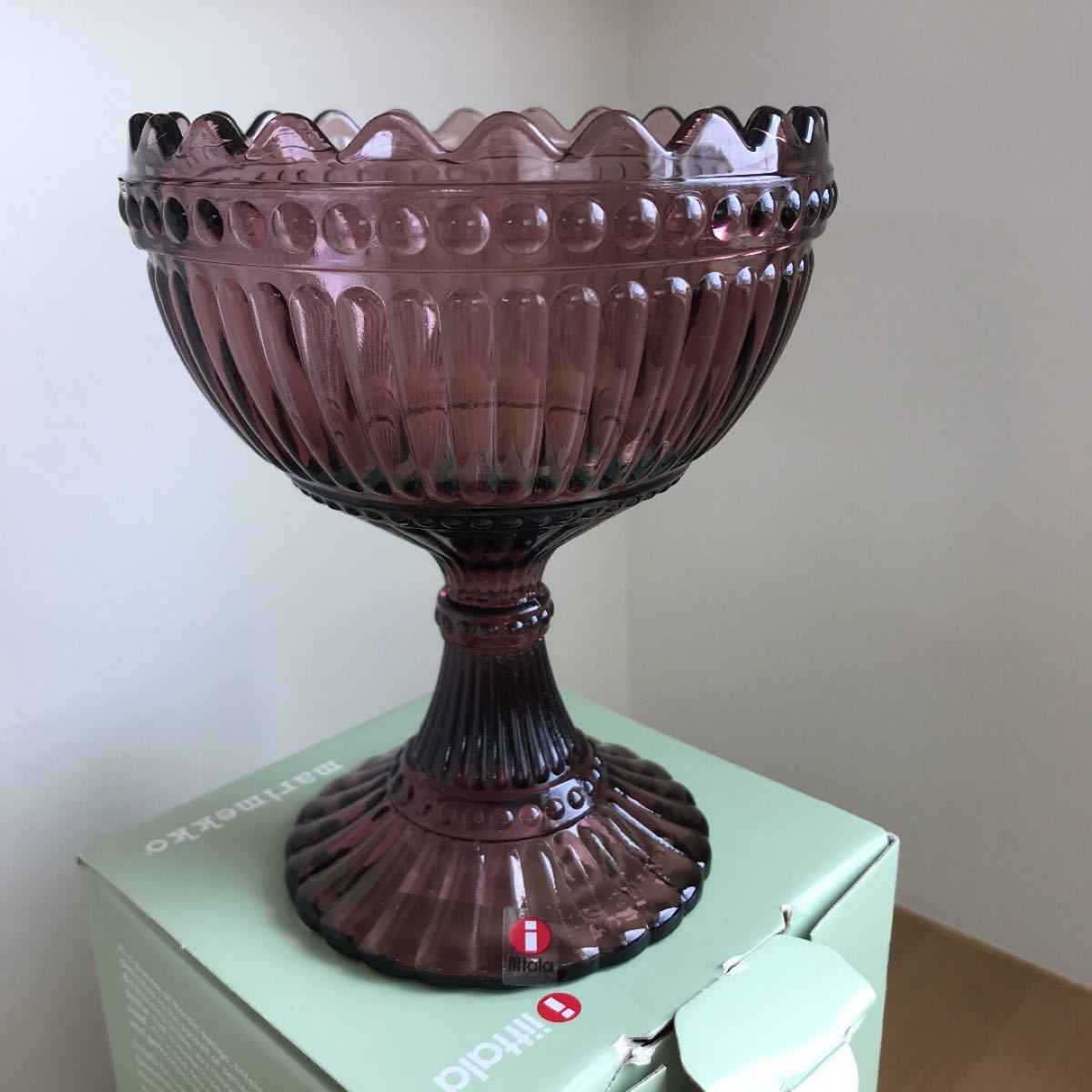 新品 イッタラ マリメッコ マリボウル パープル ラージサイズ 新品 イッタラ マリメッコ マリボウル パープル ラージサイズ