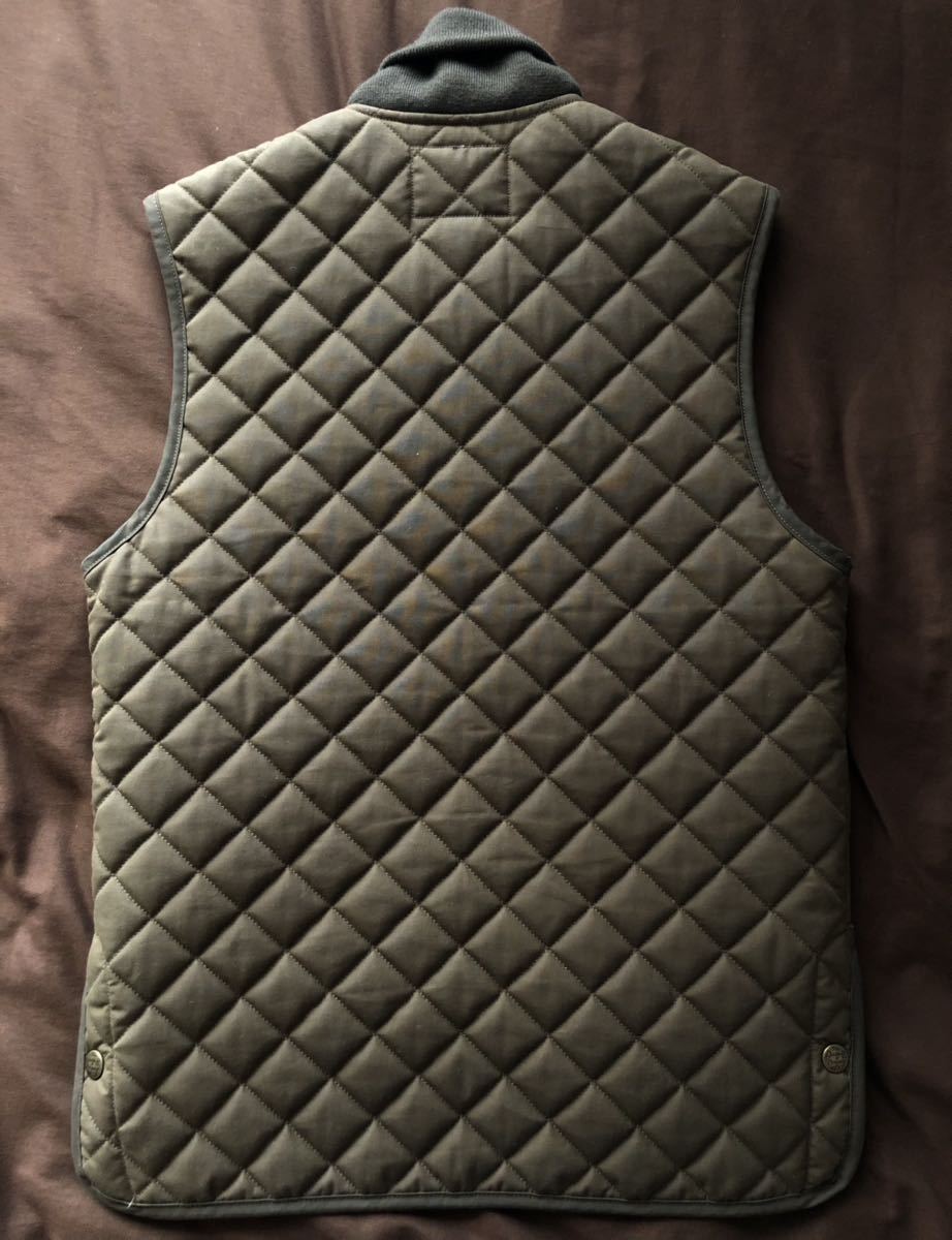 【LIMITED EDITION】RRL STONEHAVEN OILED-CLOTH VEST ダブルアールエル リミテッド オイルドクロス ベスト イギリス 英国 XS_画像5