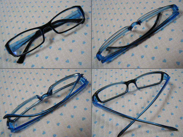  No-brand PC glasses * glasses clear blue color BLUE LIGHT:38.5% cut personal computer / smart phone / mobile game and so on Japan life special souvenir 