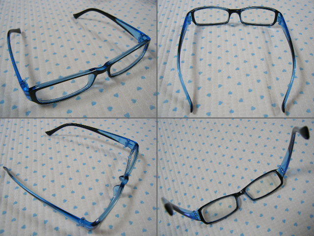  No-brand PC glasses * glasses clear blue color BLUE LIGHT:38.5% cut personal computer / smart phone / mobile game and so on Japan life special souvenir 