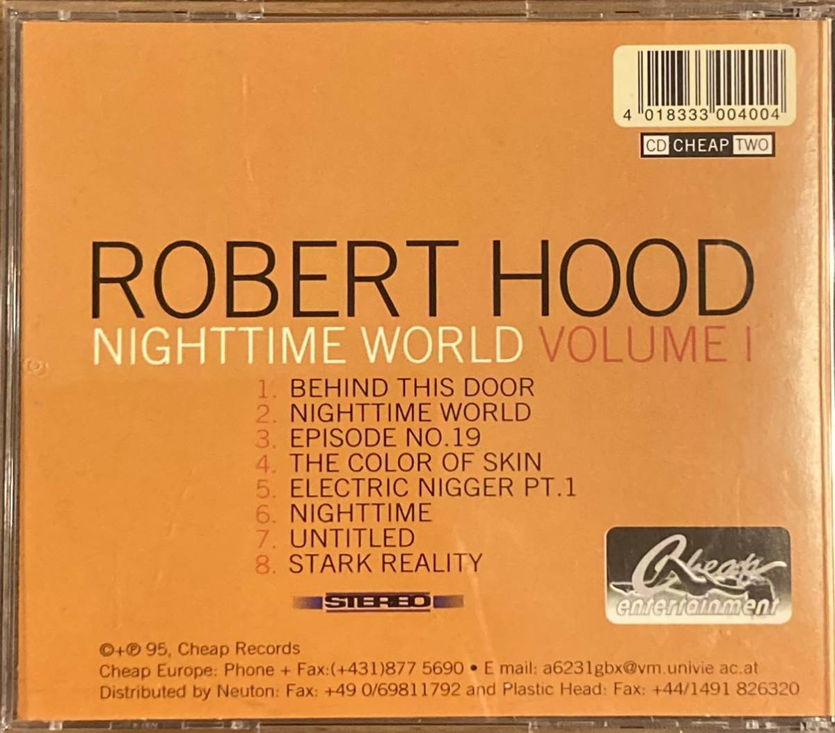 【レア】Robert Hood - Nighttime World vol.1 / デトロイト、cheap records_画像2