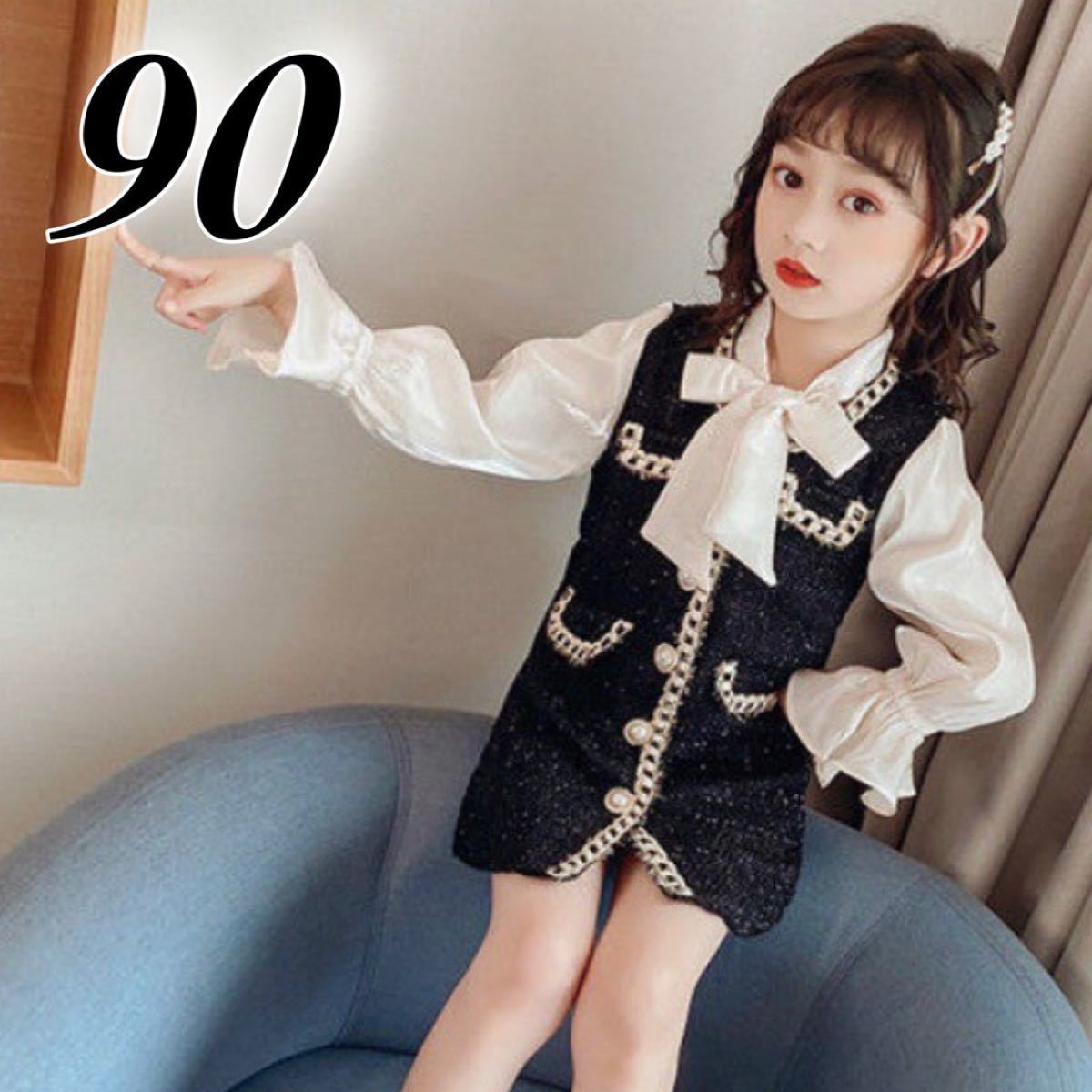 Paypayフリマ フォーマル 女の子 90 ドレス ワンピース スーツ 入園 入学 卒園式 韓国 子供服 女の子 パール リボン 長袖 オシャレ着 Paypayフリマ フォーマル 女の子 90 ドレス ワンピース スーツ 入園 入学 卒園式 韓国 子供服 女の子 パール リボン 長袖 オシャレ着