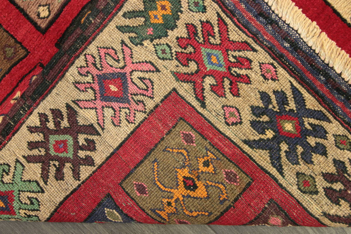 買い割 ペルシャ絨毯 シルジャンキリム オールド手織り絨毯 部族絨毯