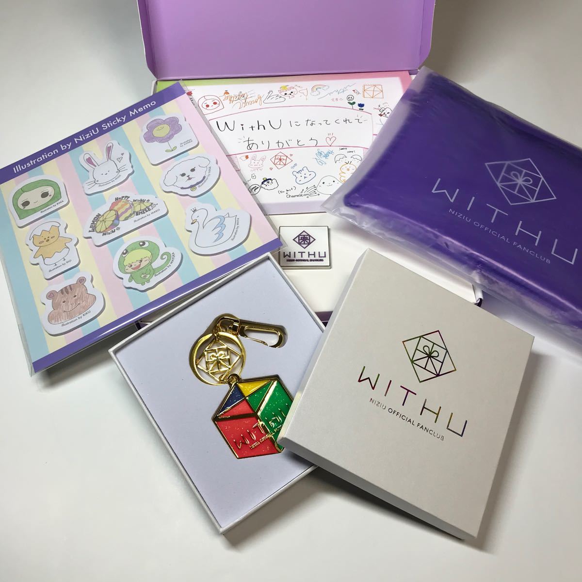 NiziU ファンクラブ WithU 会員特典セット 早期入会特典 Niziキューブ