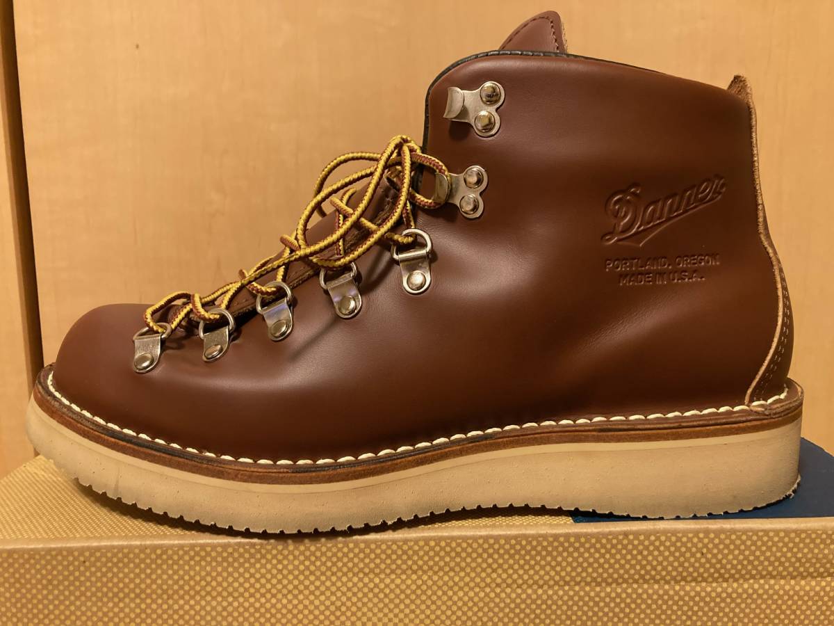  Danner mountain свет J.CREW прекрасный товар 27cm красный чай Vibram 2021 подошва перепокрытие,замена ошивки 30810X America производства Danner Danner свет J Crew 