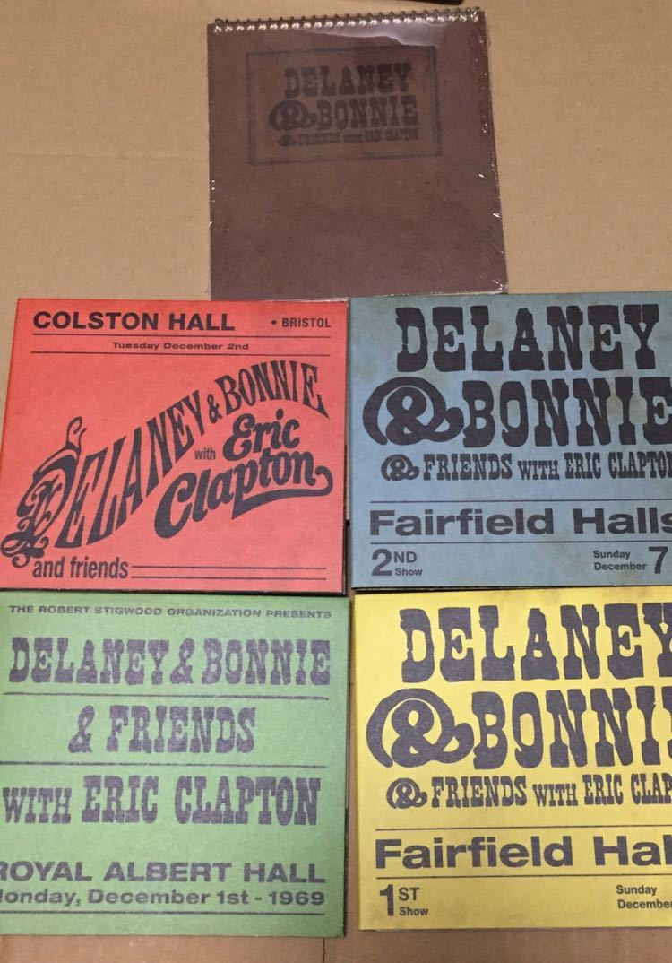 送料込 レア Delaney & Bonnie & Friends With Eric Clapton On Tour 輸入盤 CD4枚組 ボックス