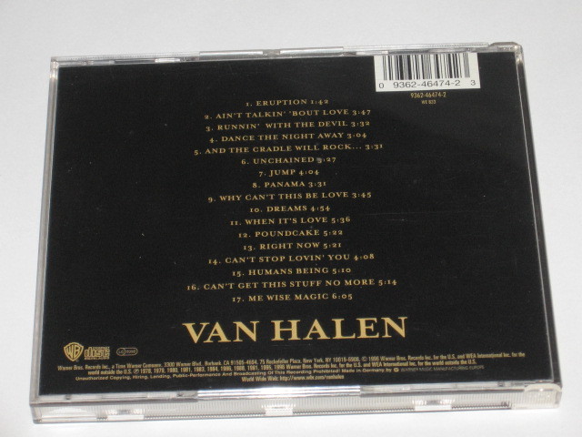 CD-BOX ヴァン・ヘイレン（Van Halen）ボックス1986～1993/難あり/Best Of Volume 1_画像9