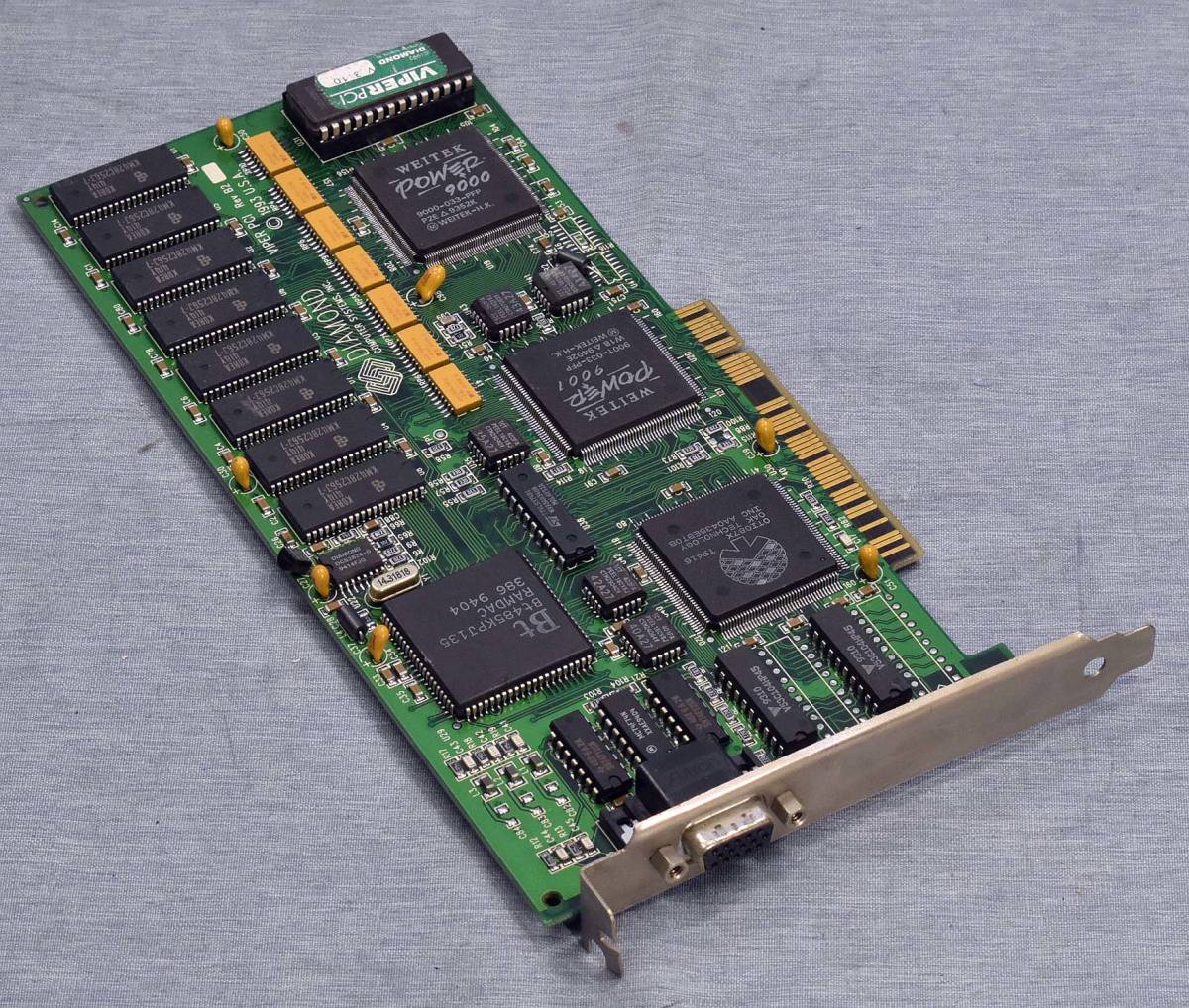 Diamond Multimedia Systems ViperPCI Power9000搭載 ビデオメモリー2M PCIバス PC/AT互換機用 (管:VP10