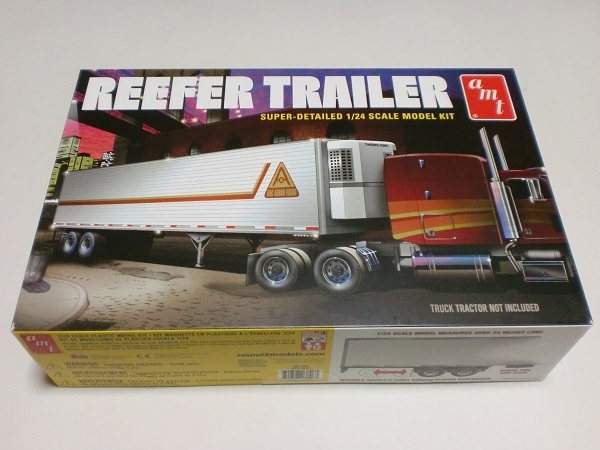 AMT 1/24 アメリカン リーファー 大型ロング セミ トレーラー Reefer Semi Trailer amt 1170 アメリカ大陸横断 コンボイ 激突 CONVOY Duel