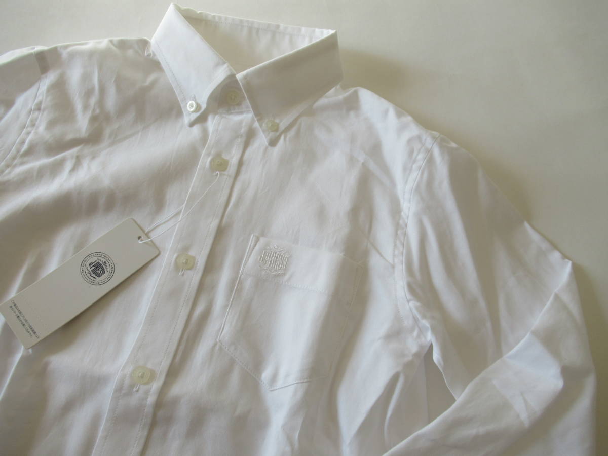 ■202012即決■ J.PRESS Jプレス ジェイプレス新品ホワイト ドレスオックス シャツ / ボタンダウンシャツ 140 No.1