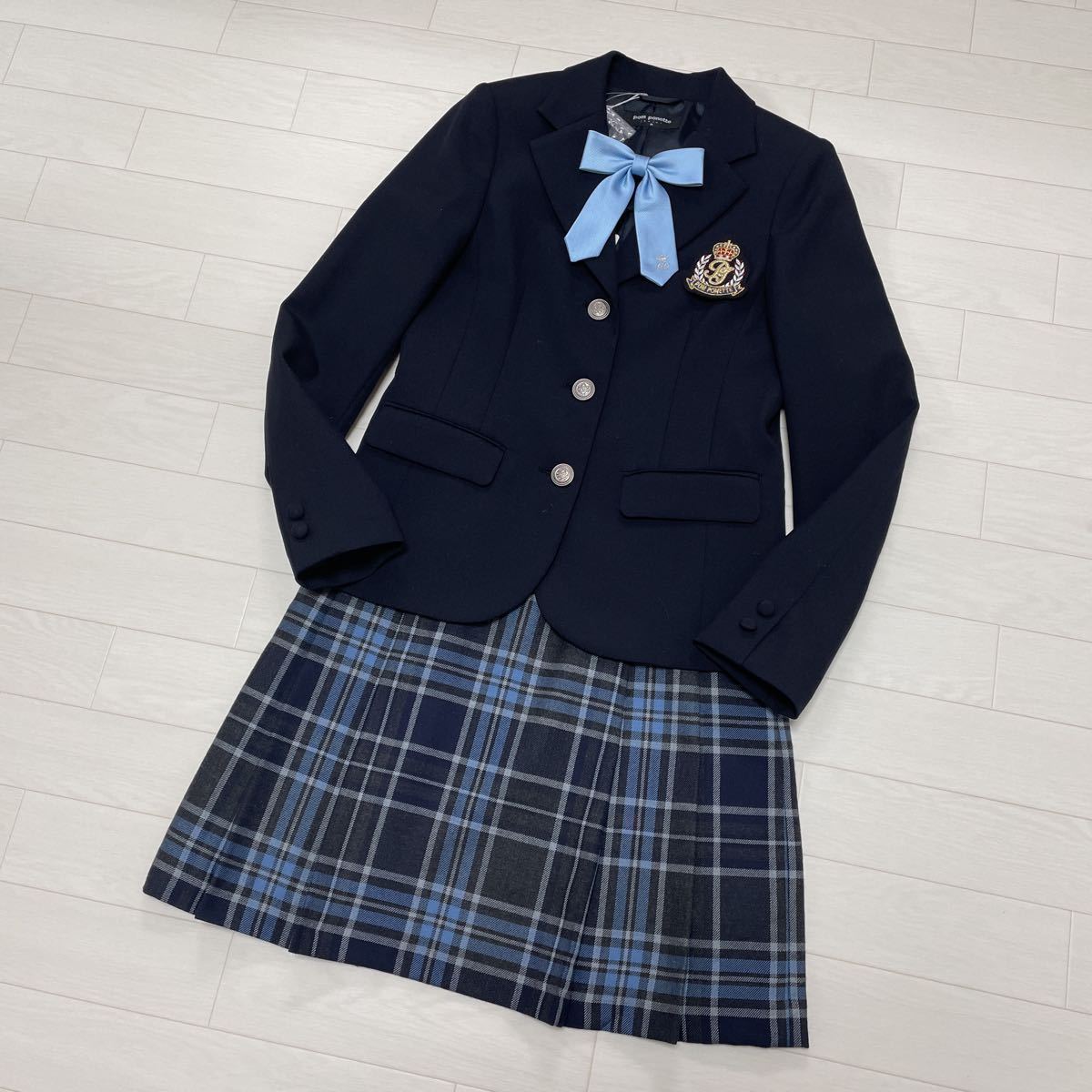 pom ponette Pom Ponette Junior formal suit set 3 point set . clothes graduation ceremony go in . type type . going to school . examination interview size M beautiful goods 