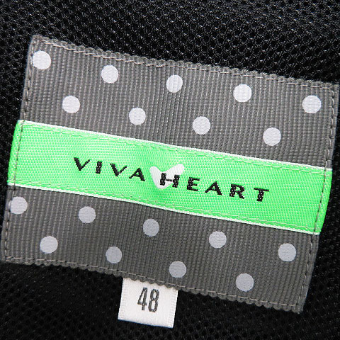 VIVA HEART ビバハート 裏メッシュハーフジップジャケット ブラック系 48 [240001431613] ゴルフウェア メンズ_画像6