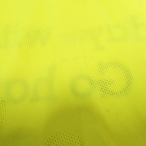 【即決】FILA GOLF フィラゴルフ 半袖ポロシャツ ドット柄 イエロー系 L [240001445378] ゴルフウェア レディース_画像7