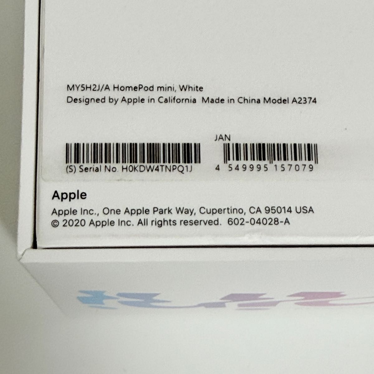 Apple HomePod mini ホワイト MY5H2J/A 箱付｜Yahoo!フリマ（旧PayPay