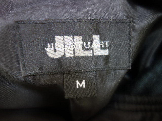  Jill Stuart JILLSTUART* pretty shoulder ribbon. One-piece * black, white color ... knitted cloth * flair skirt * size М