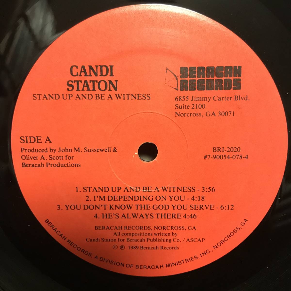 CANDI STATON / STAND UP AND BE A WITNESS シュリンク_画像3