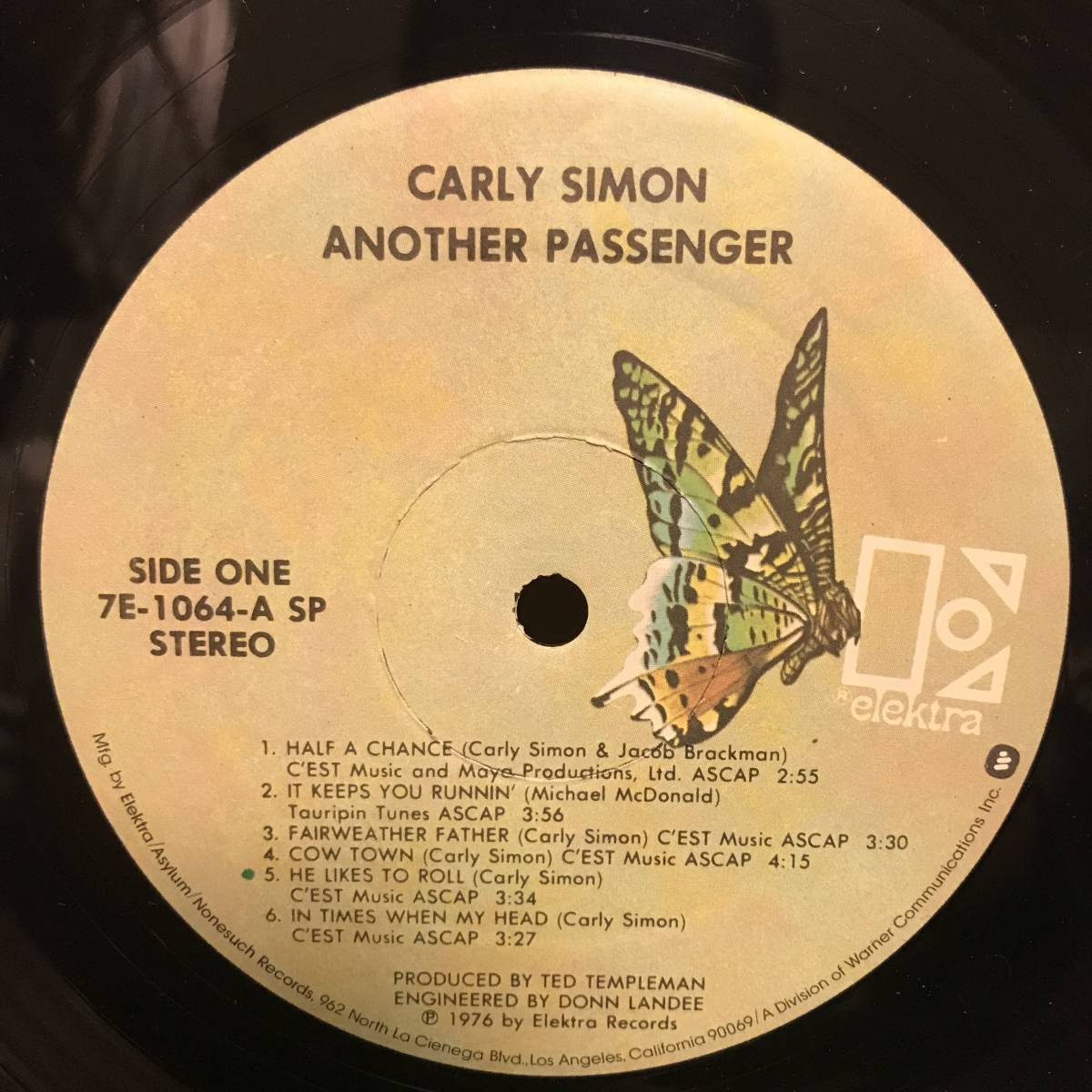 CARLY SIMON / ANOTHER PASSENGER_画像3