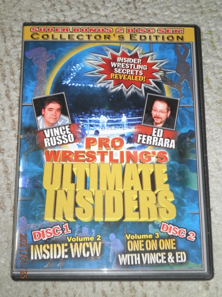 ★☆PRO WRESTLING’S ULTIMATE INSIDERS　Vol.2＆3　DVD　中古品☆★_画像1