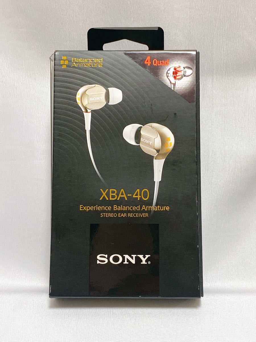 SONY XBA-40 ソニー　イヤホン　カナル型　XBA-40/N