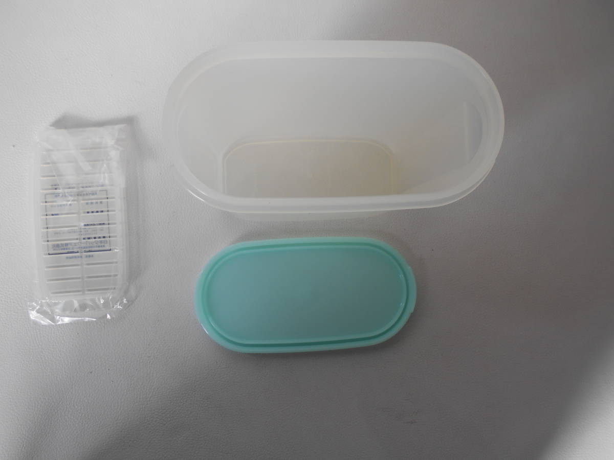 Ｎ / Tupperware タッパーウェア MMだ円 ＃3 パステルグリーン 1.7L 専用 すのこ付き 限定カラー 未使用品自宅保管品_画像6