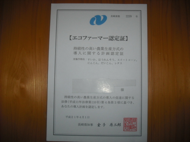 エコファーマー認定農家長崎県島原産水菜１袋200ｇ　1箱25束即決価格2480円　2_画像3