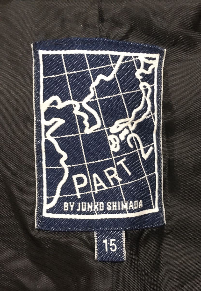 JUNKO SHIMADA PART2 ジュンコ シマダ ブロックチェック ウール混コート サイズ 15_画像5