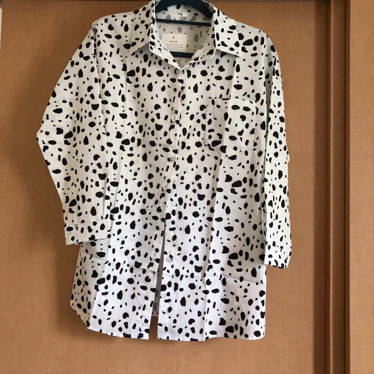 ▲▼限定SALE価格▲▼ オーバーサイズ ダルメシアン柄シャツ