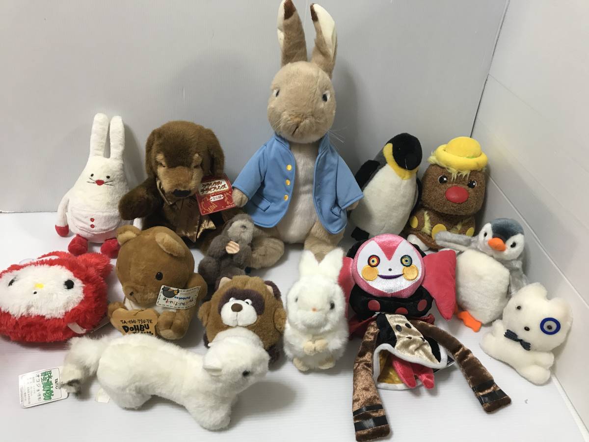  Peter Rabbit gon futoshi pocke sea . pavilion penguin Magi ka My Melody okojo.......no island sea otter soft toy set 