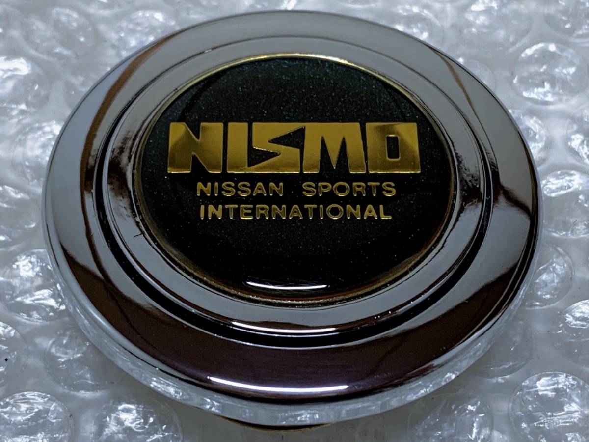 新品☆ 当時物 NISMO ニスモ ホーン ボタン メッキ ステアリング ハンドル 日産 スカイライン R30 R31 R32 S30 Z31 Z32 S13 シルビア 180SX_画像2