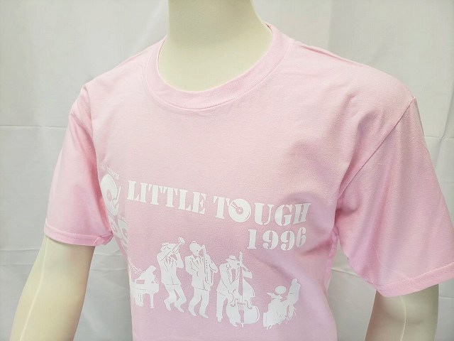  little tough original record T-shirt the first . limited amount pink L size men's lady's combined use little tough 1996