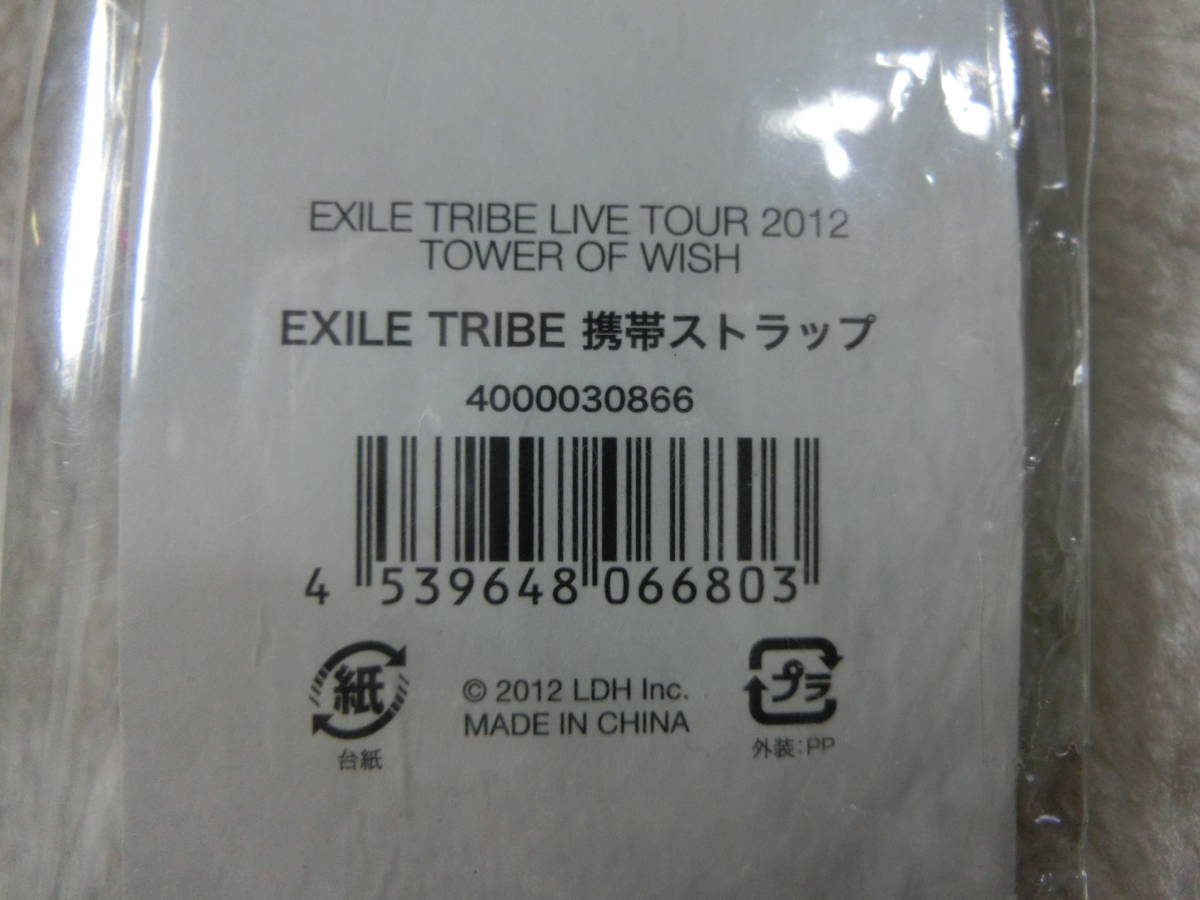 EXILE TRIBE☆LIVE TOUR 2012☆TOWER OF WISH☆エグザイルトライブ☆携帯ストラップ☆未使用品_画像3