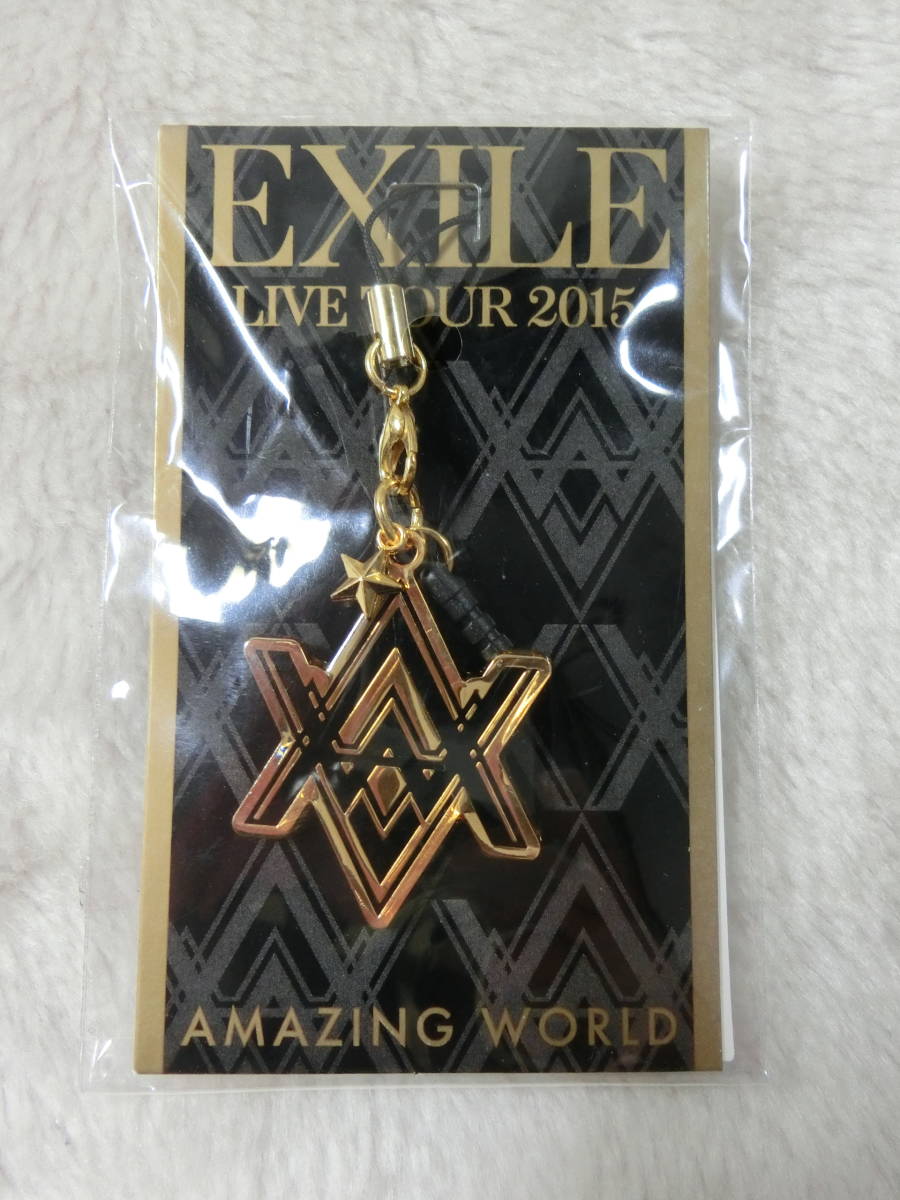 EXILE LIVE TOUR 2015 AMAZING WORLD エグザイル ☆ストラップ＆イヤホンジャック☆未使用品