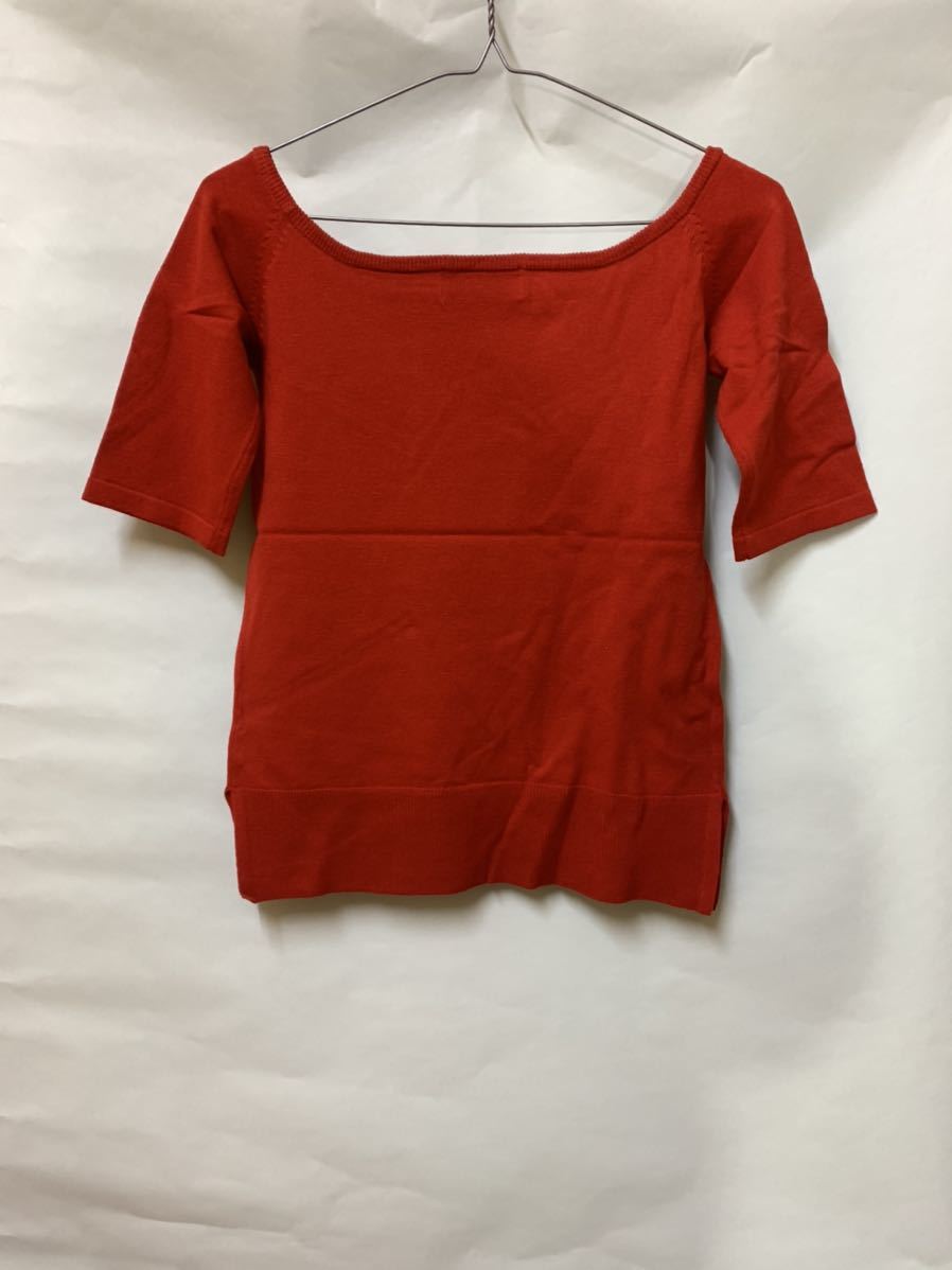 美品　AZUL BY MOUSSYトップス Tシャツ カットソー　アズールバイマウジー　赤　半袖　レディース_画像4