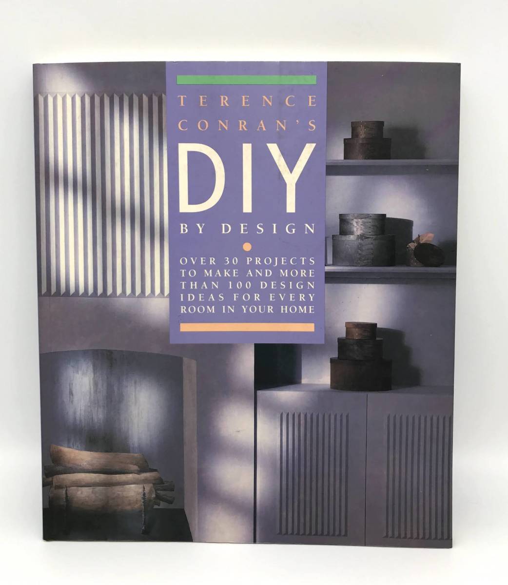 (R3-0005) used foreign book *Terence Conran\'s DIY by Designte Len s* navy blue Ran furniture design interior interior reform 