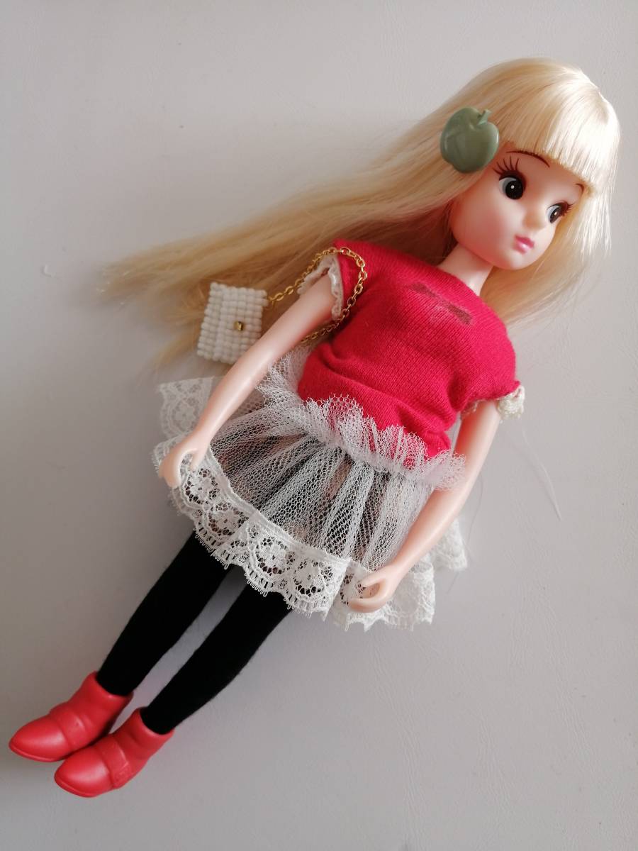ヤフオク 人形用 白 ゴールドチェーン ミニバッグ ビーズ