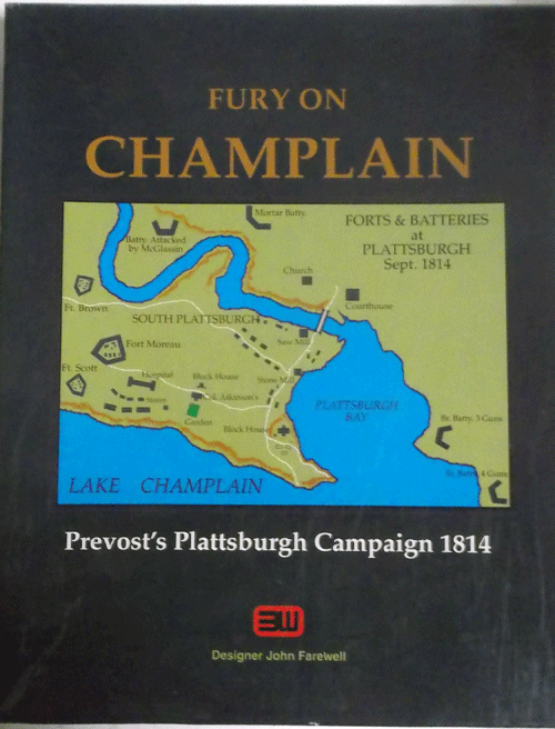 3W/FURY ON CHAMPLAIN/PREVOST'S PLATTSBURGH CAMPAIGN 1814/駒未切断/日本語訳無し