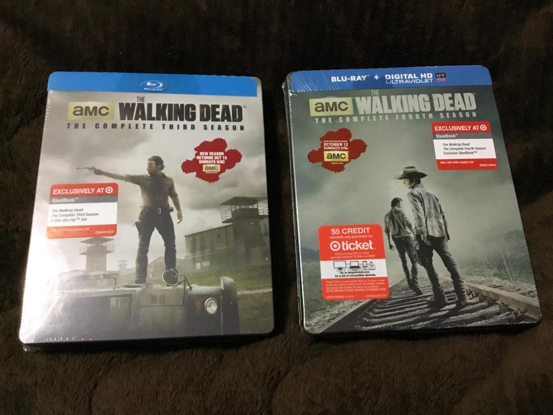 ウォーキングデッド シーズン３－６ Blu-ray スチールブック　THE WALKING DEAD