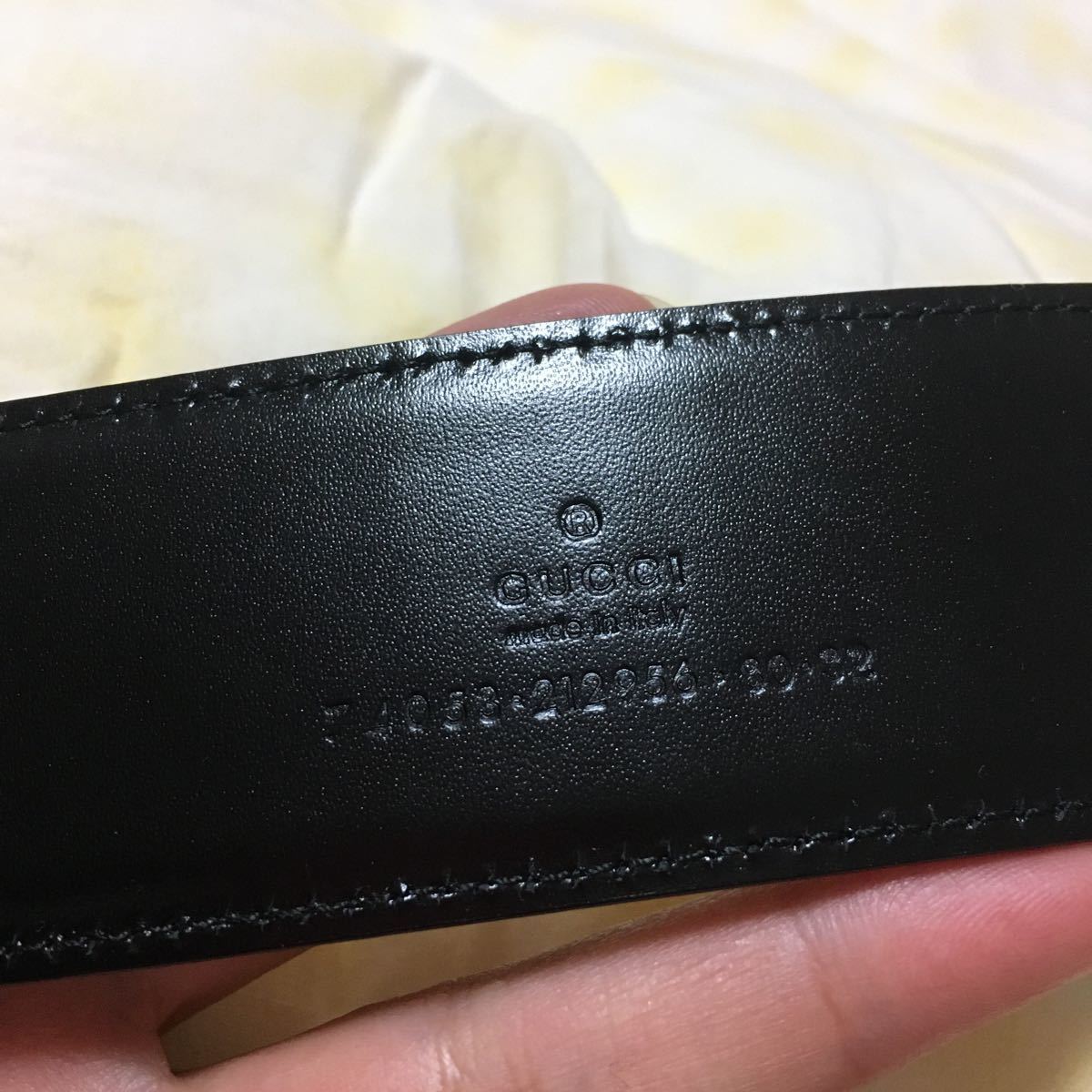 レザーベルト　グッチ　GUCCI レディース