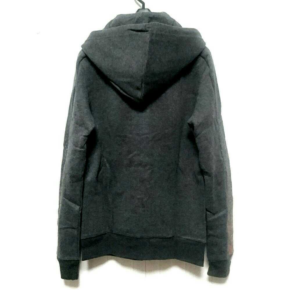  super special price / unused /puma/ Puma / Lady's / full Zip / sweat / Parker / reverse side nappy / size =M/ chest =81~85cm(JASPO)/charcoal②