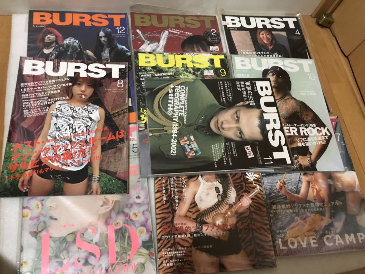 雑誌 BURST45冊/TATOO4冊/theBURST1冊/計50冊セット 創刊号～vol.10まで含む_画像4