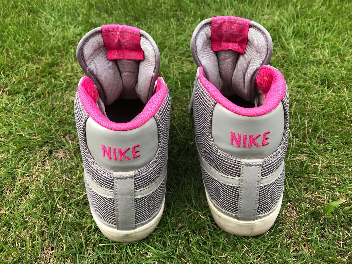 Paypayフリマ Nike スニーカー ハイカット グレー ピンク Paypayフリマ Nike スニーカー ハイカット グレー ピンク