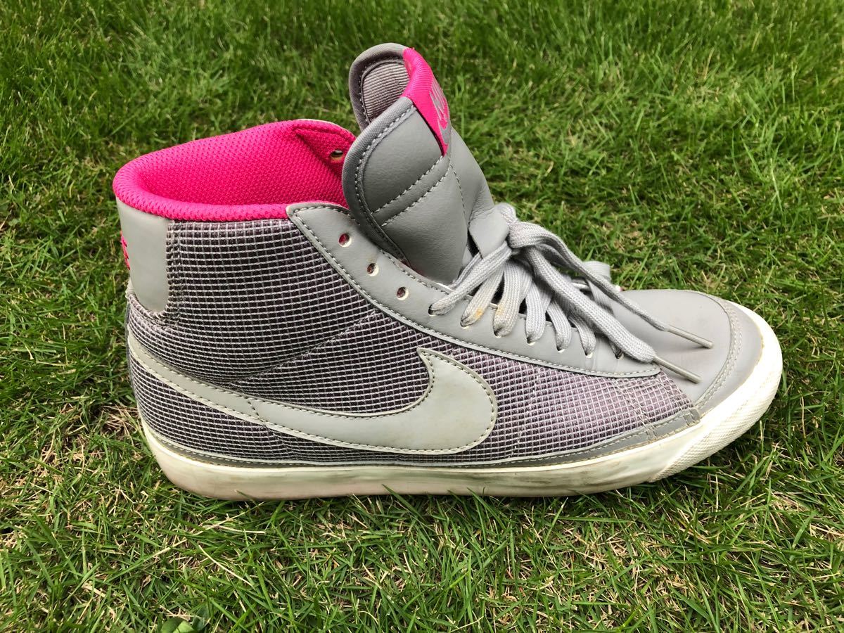 Paypayフリマ Nike スニーカー ハイカット グレー ピンク Paypayフリマ Nike スニーカー ハイカット グレー ピンク