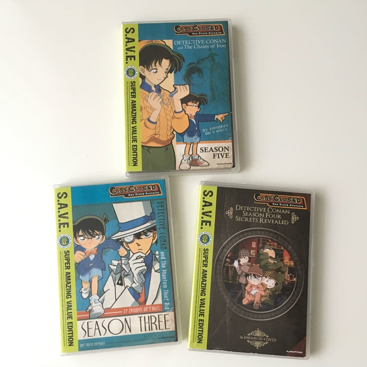 名探偵コナン　英語　DVD  CASE CLOSED シーズン3、4、5