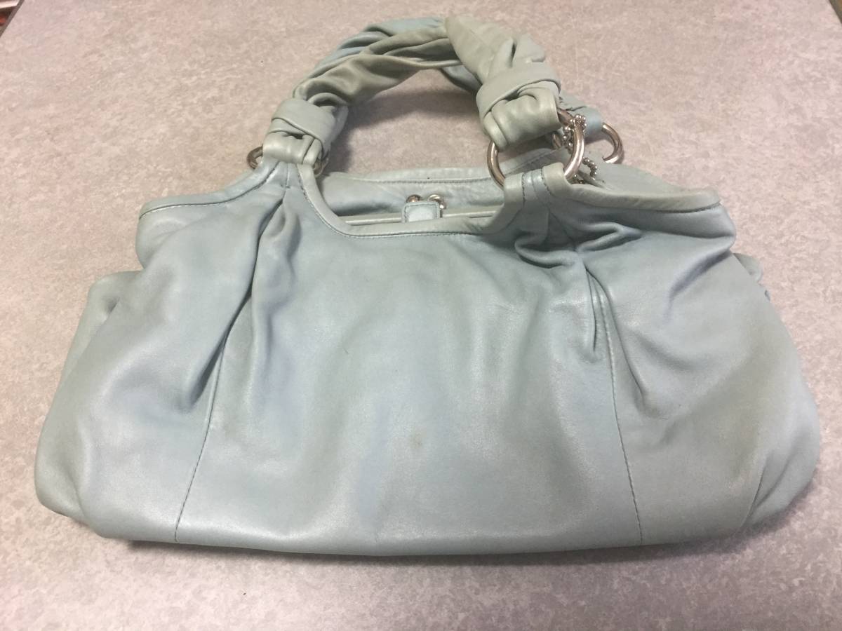 第一ネット 【COACH】 13437 ハンドバッグ 青、グリーン系 コーチ ハンドバッグ 第一ネット 【COACH】 13437 ハンドバッグ 青、グリーン系 コーチ ハンドバッグ