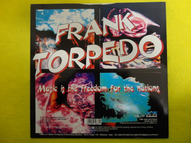Frank Torpedo Music Is The Freedom For The Nations オリジナル原盤 12 EURO BEAT レア 定番　 　視聴_画像2