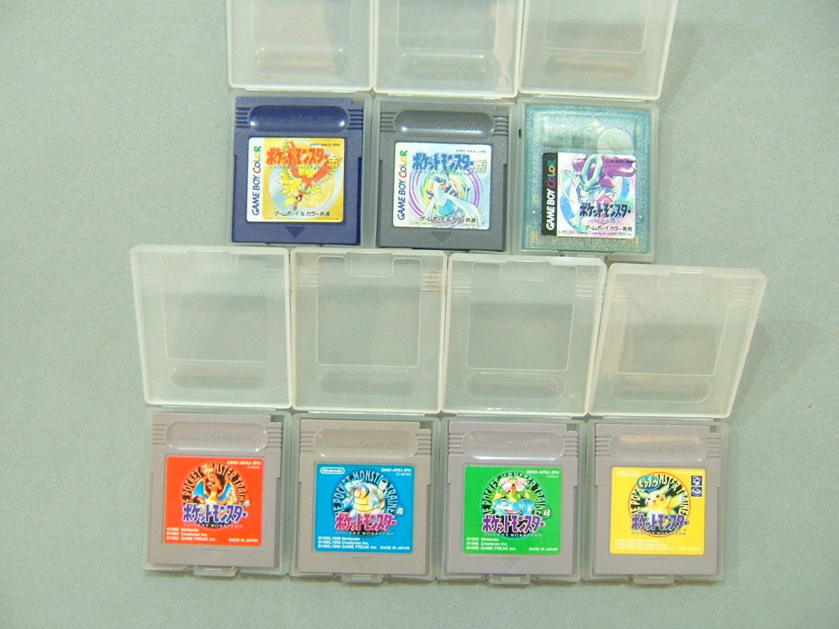 Gb Gbc ポケットモンスター 赤青緑黄 ピカチュウ 金銀クリスタル 7本セット ケース付き ロールプレイング 売買されたオークション情報 Yahooの商品情報をアーカイブ公開 オークファン Aucfan Com Gb Gbc ポケットモンスター 赤青緑黄 ピカチュウ 金銀クリスタル 7本セット ケース付き ロールプレイング 売買されたオークション情報 Yahooの商品情報をアーカイブ公開 オークファン Aucfan Com
