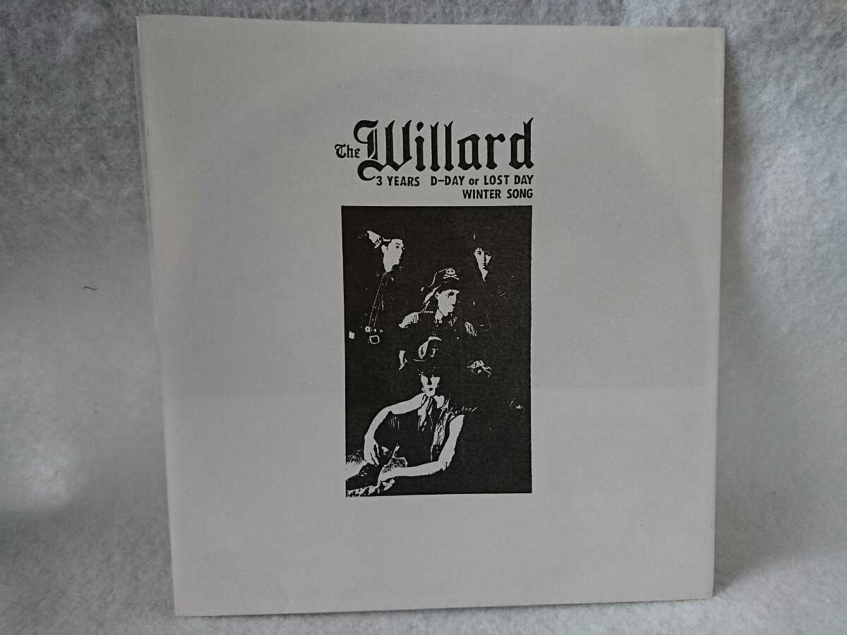 the willard UKEDISON アルバム予約特典配布 ソノシート 3 YEARS/D-DAY or LOST DAY/WINTER SONG　ゆうパック６０サイズ