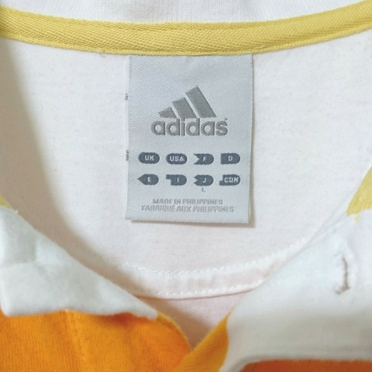 adidas アディダス ボーダー 半袖 ポロシャツ ワンポイントロゴ