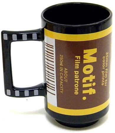 Motif. カメラフィルム型　マグカップ　ブラウン　新品未使用_画像2